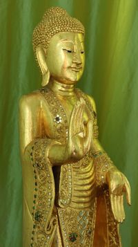 Buddha im Yogaraum Greifswald